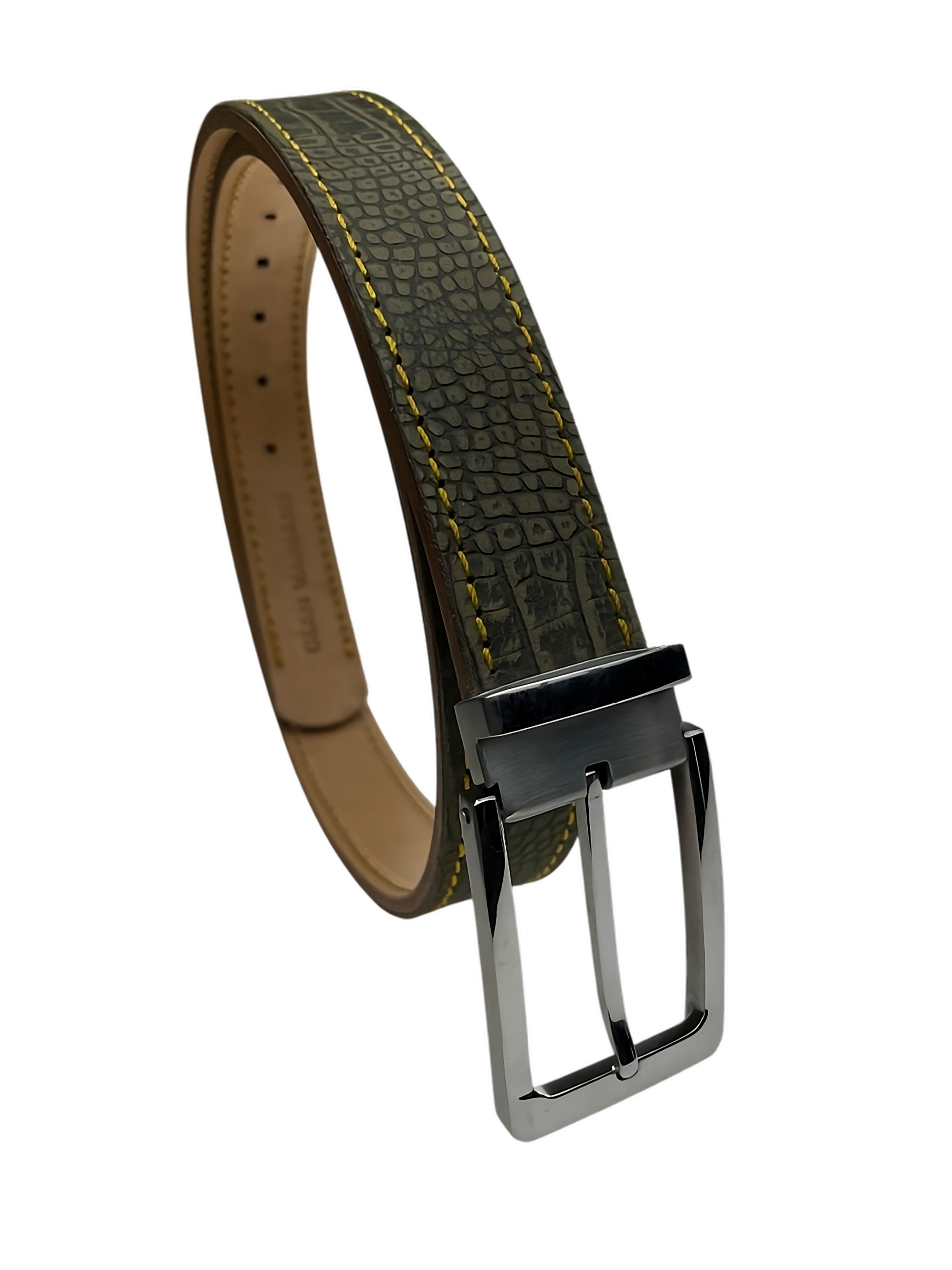 Variani Alligator Leather Belt - Made in Canada